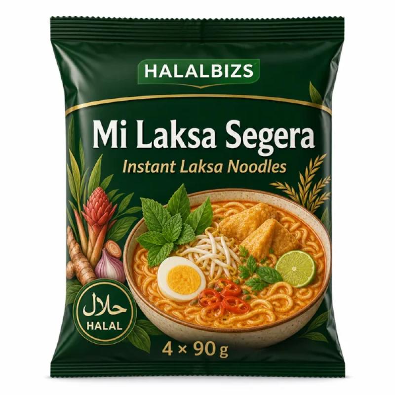 Instant Laksa Noodles — 4 × 90 g
