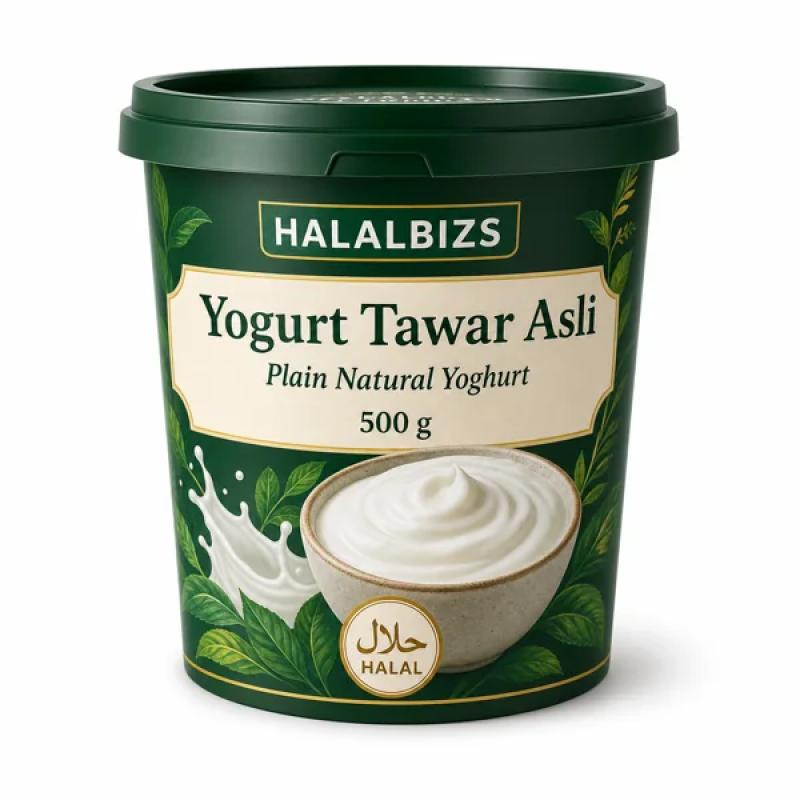 Plain Natural Yoghurt — 500 g