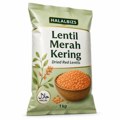 Dried Red Lentils, 1 kg