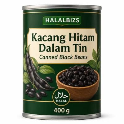 Canned Black Beans, 400 g